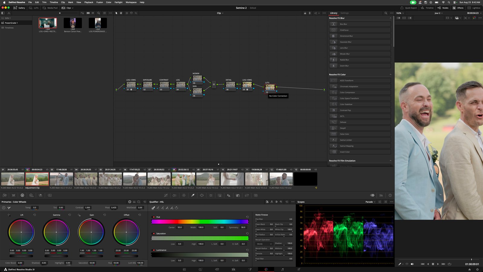 Montaj Video sou Davinci Resolve